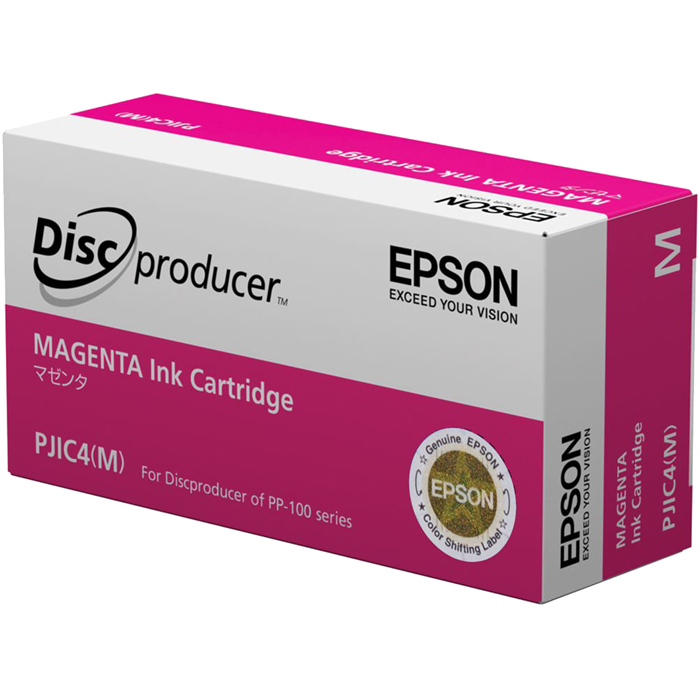 

Картридж струйный Epson PJIC4(M) (C13S020450/C13S020691), пурпурный, оригинальный, ресурс 1000 страниц для Epson Epson PP-100 / PP-100AP / PP-100II / PP-100N / PP-100N Security / PP-50, PJIC4(M)
