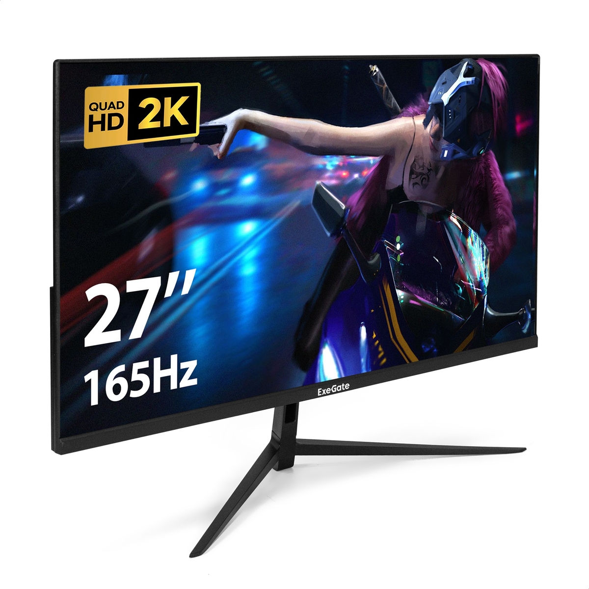 Монитор 27" ExeGate Combat EG2700A черный