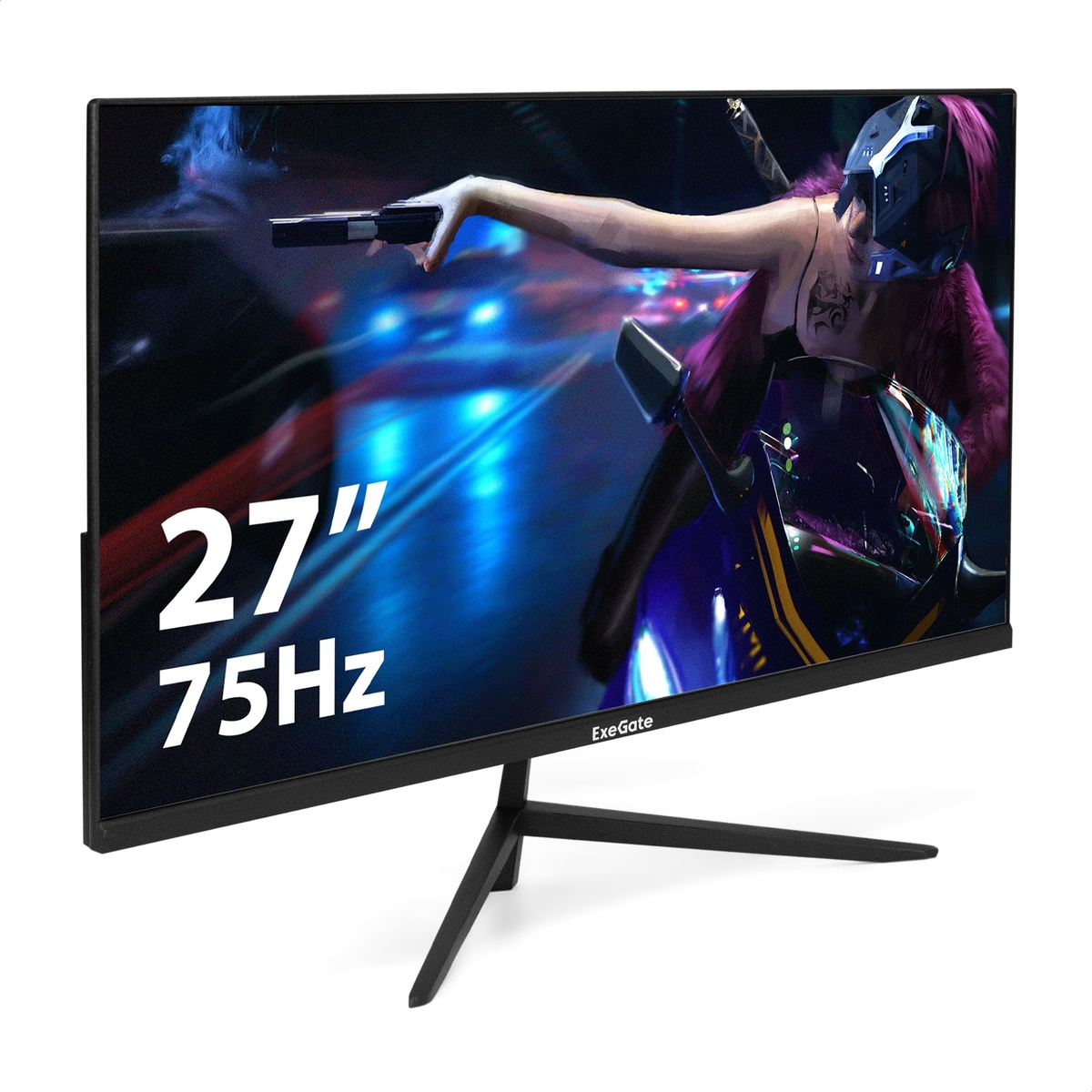 

Монитор 27" ExeGate ProSmart EZ2707TA IPS, 1920x1080 (16:9), 250кд/м2, 5 мс, 178°/178°, VGA, HDMI, DisplayPort, черный (EX297649RUS), ProSmart EZ2707TA