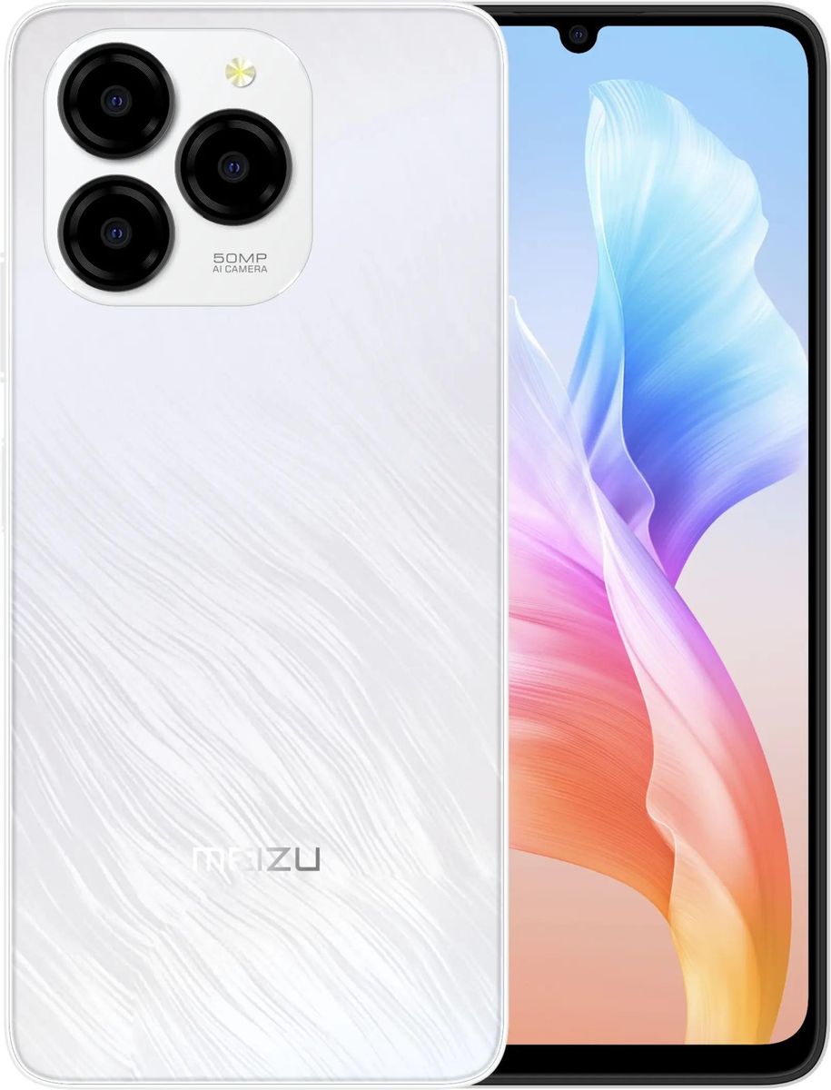 

Смартфон Meizu Note 21, 6.74" 1600x720 IPS, Unisoc Tiger T606, 8Gb RAM, 256Gb, 3G/4G, NFC, Wi-Fi, BT, 2xCam, 2-Sim, 5000 мА⋅ч, USB Type-C, Android 14, белый (83.45.44501519RU), Note 21