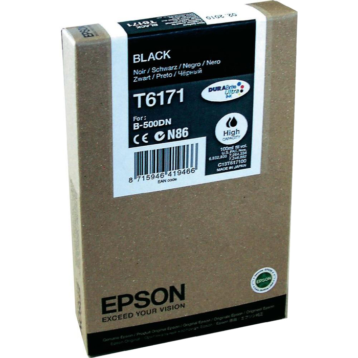 Картридж Epson T6171 (C13T617100), черный