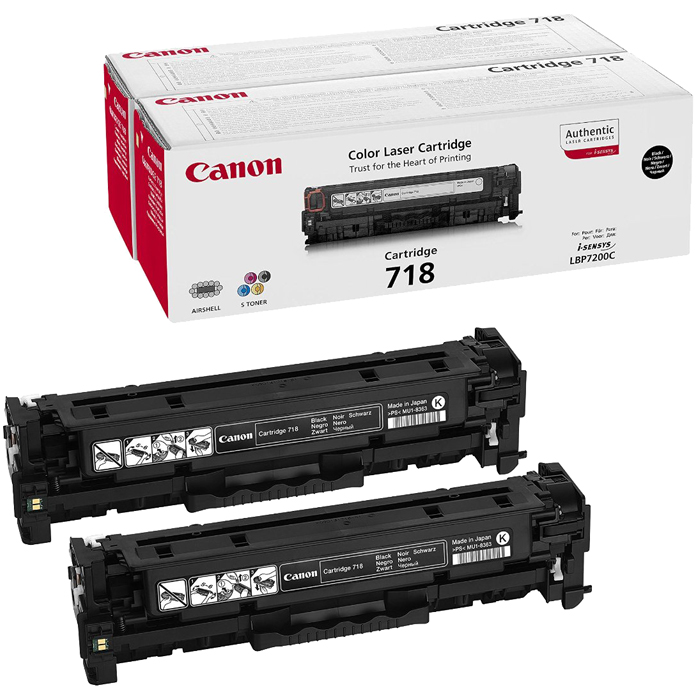 Картридж лазерный Canon 718 Bk/2662b005, черный