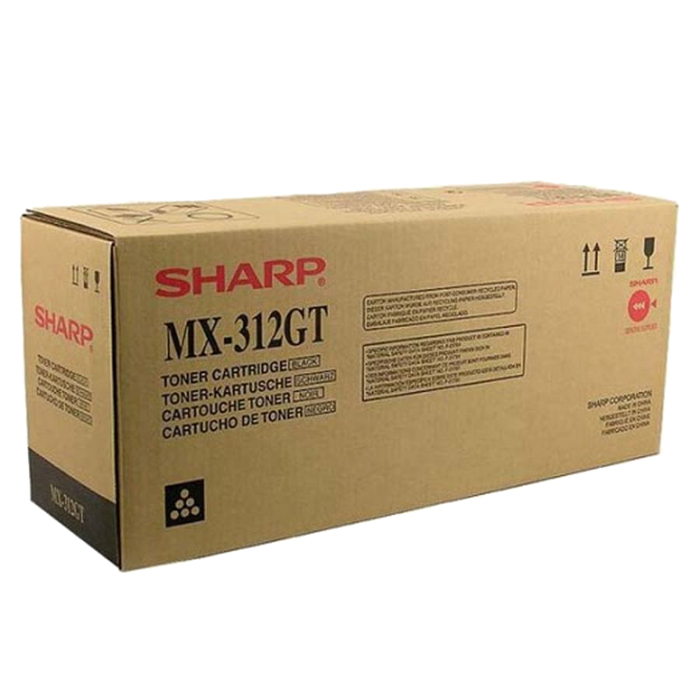 

Картридж лазерный SHARP MX312GT, черный, 25000 страниц, оригинальный для Sharp AR-5726/AR-5731, MX-M260/MX-M264/MX-M310/MX-M314/MX-M316/MX-M354/MX-M356