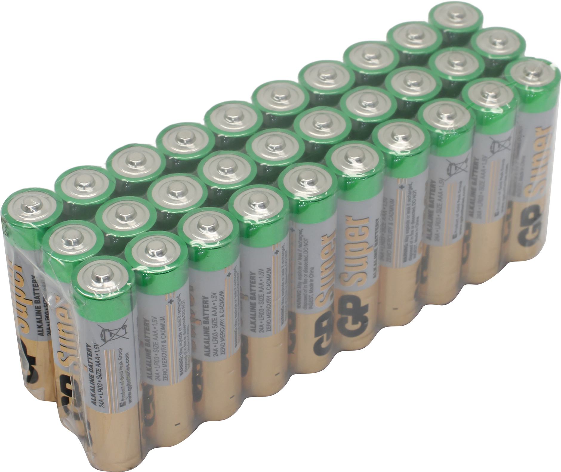 

Батарея GP Super, AAA, 1.5V, 30шт. (24A-2CRVS30)