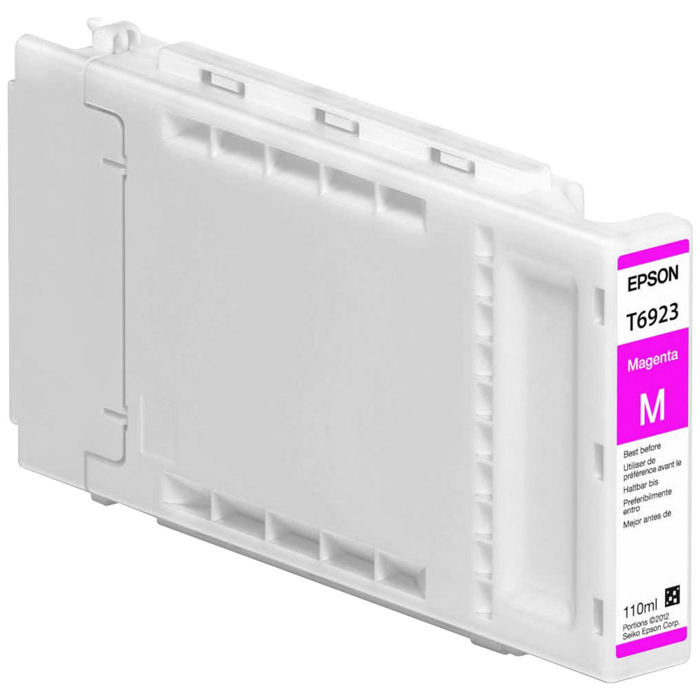 

Картридж струйный Epson T6923 (C13T692300/C13T69230N), пурпурный, оригинальный, объем 110 мл для Epson SureColor SC-T3200 / SC-T5200 / SC-T7200, T6923
