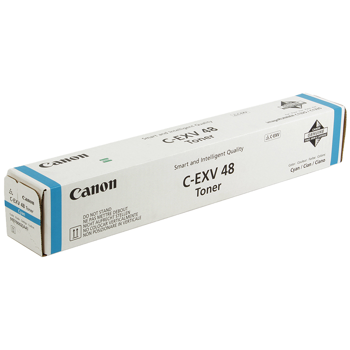 

Картридж лазерный Canon C-EXV48C/9107B002, голубой, 11500 страниц, оригинальный для Canon imageRunner C1325 / C1335, C-EXV48C