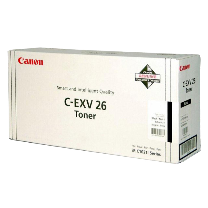 

Картридж лазерный Canon C-EXV26Bk/1660B006, черный, 6000 страниц, оригинальный для Canon imageRunner C1021 / C1028, C-EXV26Bk