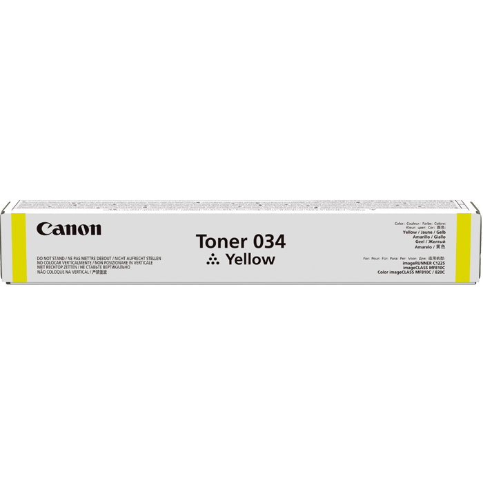 

Картридж лазерный Canon C-EXV034 Y/9451B001, желтый, 7300 страниц, оригинальный для Canon imageRunner C1225 / imageClass MF810C / 820C, C-EXV034 Y
