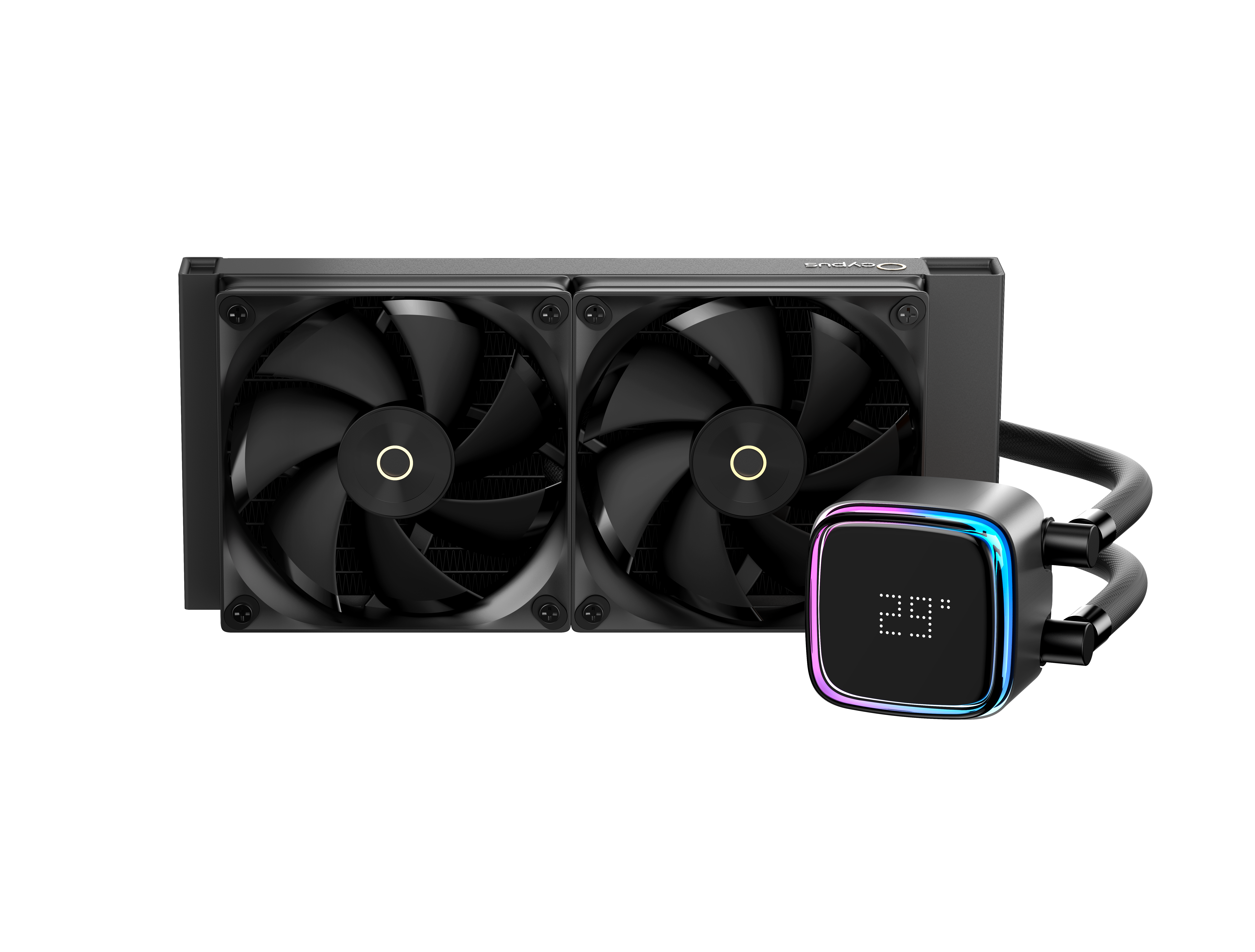 

Жидкостное охлаждение Ocypus Iota L24 BK для Socket 115x/1200/1700/1851/AM5/AM4, 280 Вт, 2x120 мм, ARGB, черный (Iota-L24-BK), Iota L24 BK