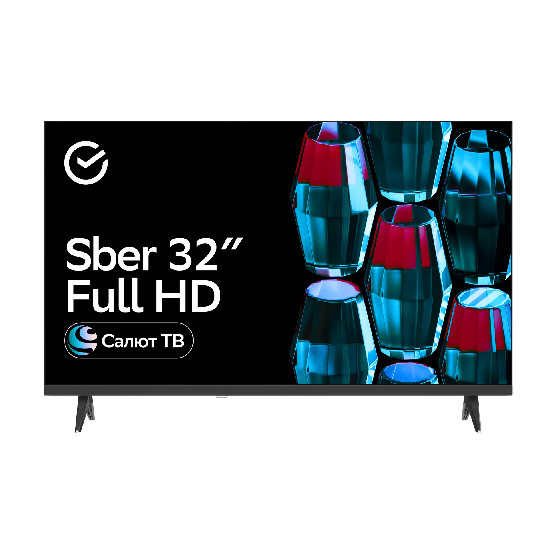 Телевизор 32" Sber SDX-32F2139, 1920x1080, черный