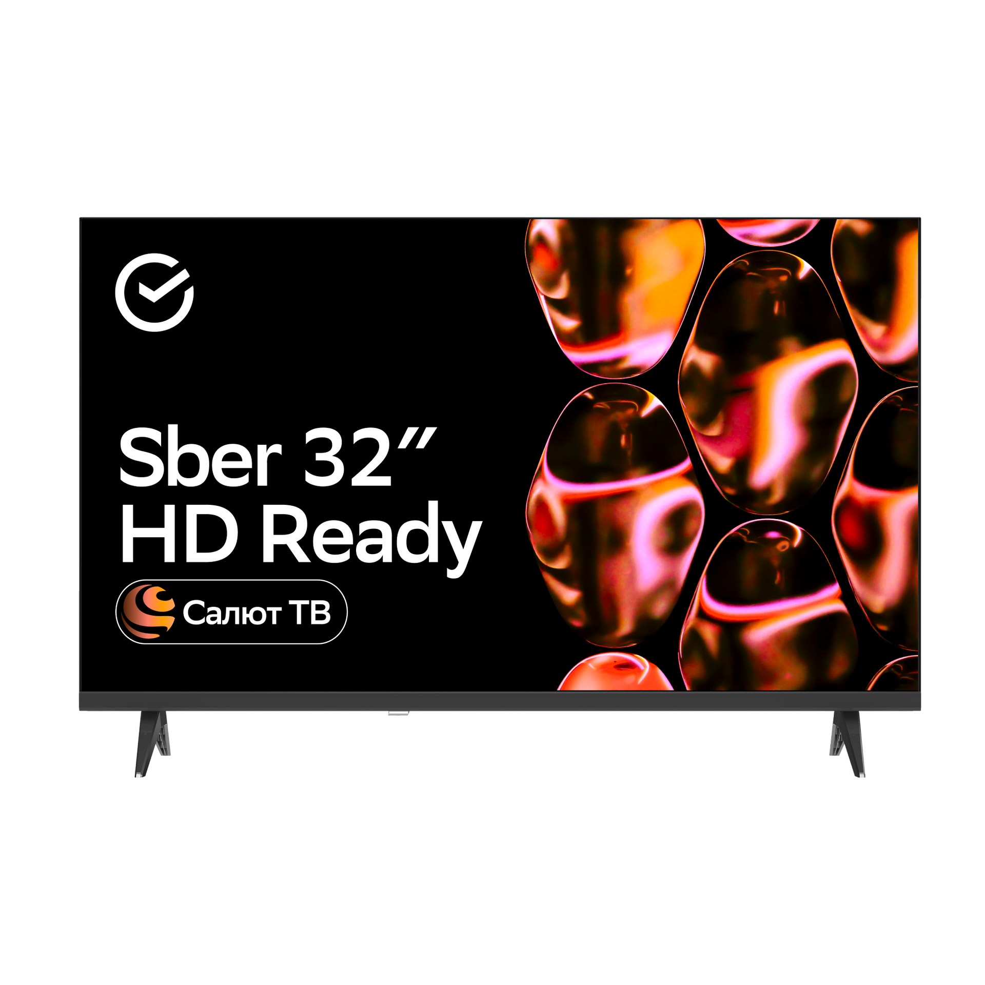 Телевизор 32" Sber SDX-32H2124, 1366x768, черный