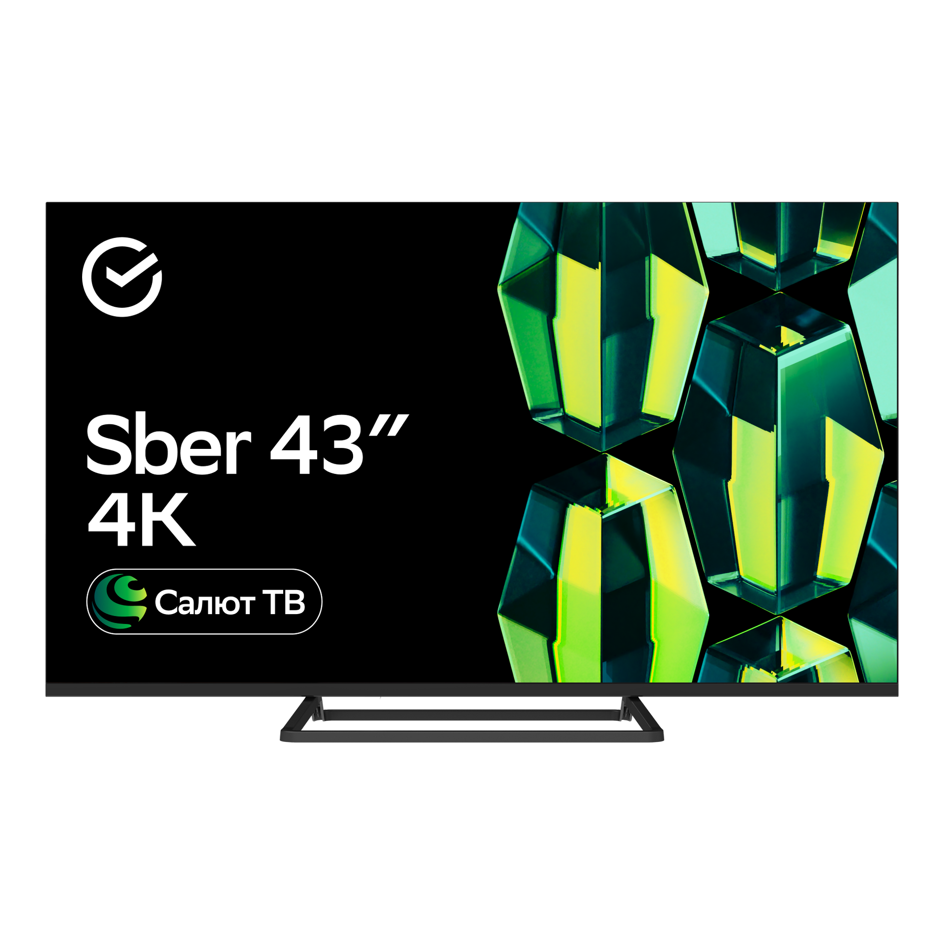 

Телевизор 42" Sber SDX-43U4128, 1920x1080, DVB-T /T2 /C, HDMIx3, USBx2, WiFi, Smart TV, черный (SDX-43U4128), SDX-43U4128