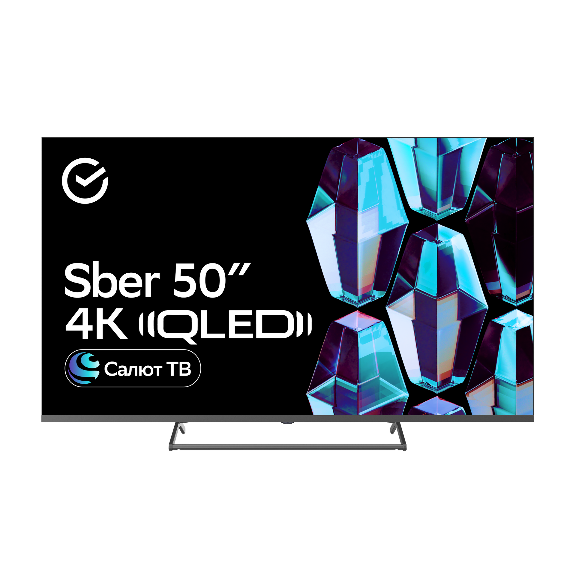 

Телевизор 50" Sber SDX-50UQ5231, 3840x2160, DVB-T /T2 /C, HDMIx3, USBx2, WiFi, Smart TV, титан (SDX-50UQ5231), SDX-50UQ5231