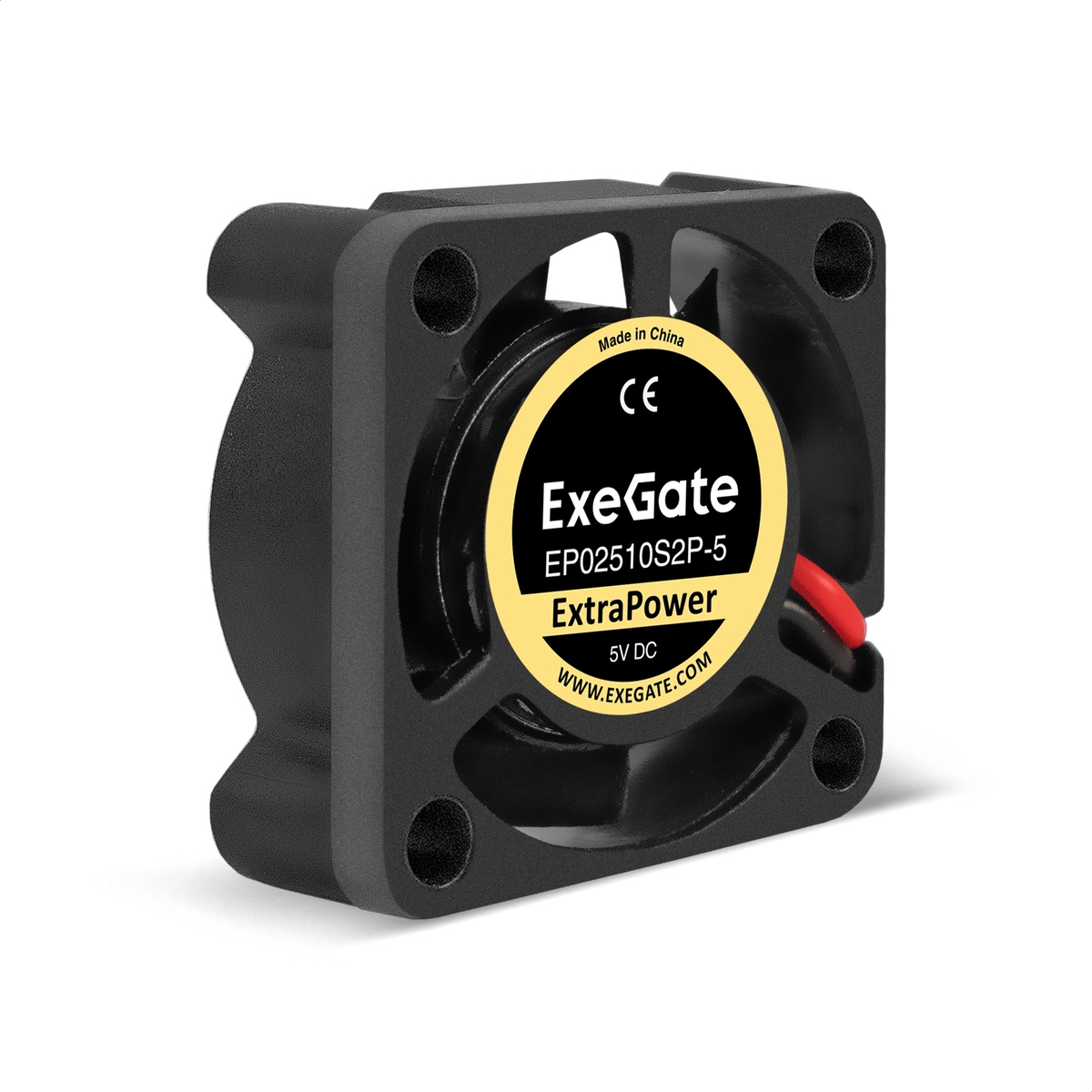 

Вентилятор ExeGate ExtraPower EP02510S2P-5, 25 мм, 12000rpm, 26 дБ, 2-pin, 1шт, черный (EX295188RUS), EP02510S2P-5