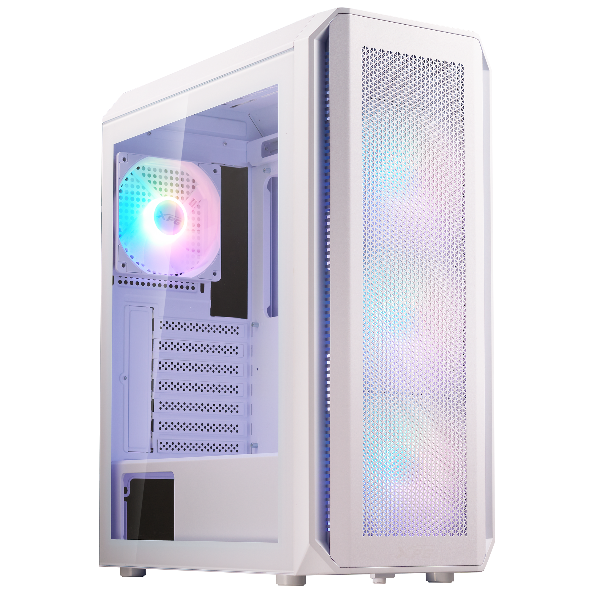 Корпус XPG VALOR AIR PLUS ATX Midi-Tower 2xUSB 32 RGB подсветка белый без БП VALORAIRPLUSMTA-WHCWW 8400₽