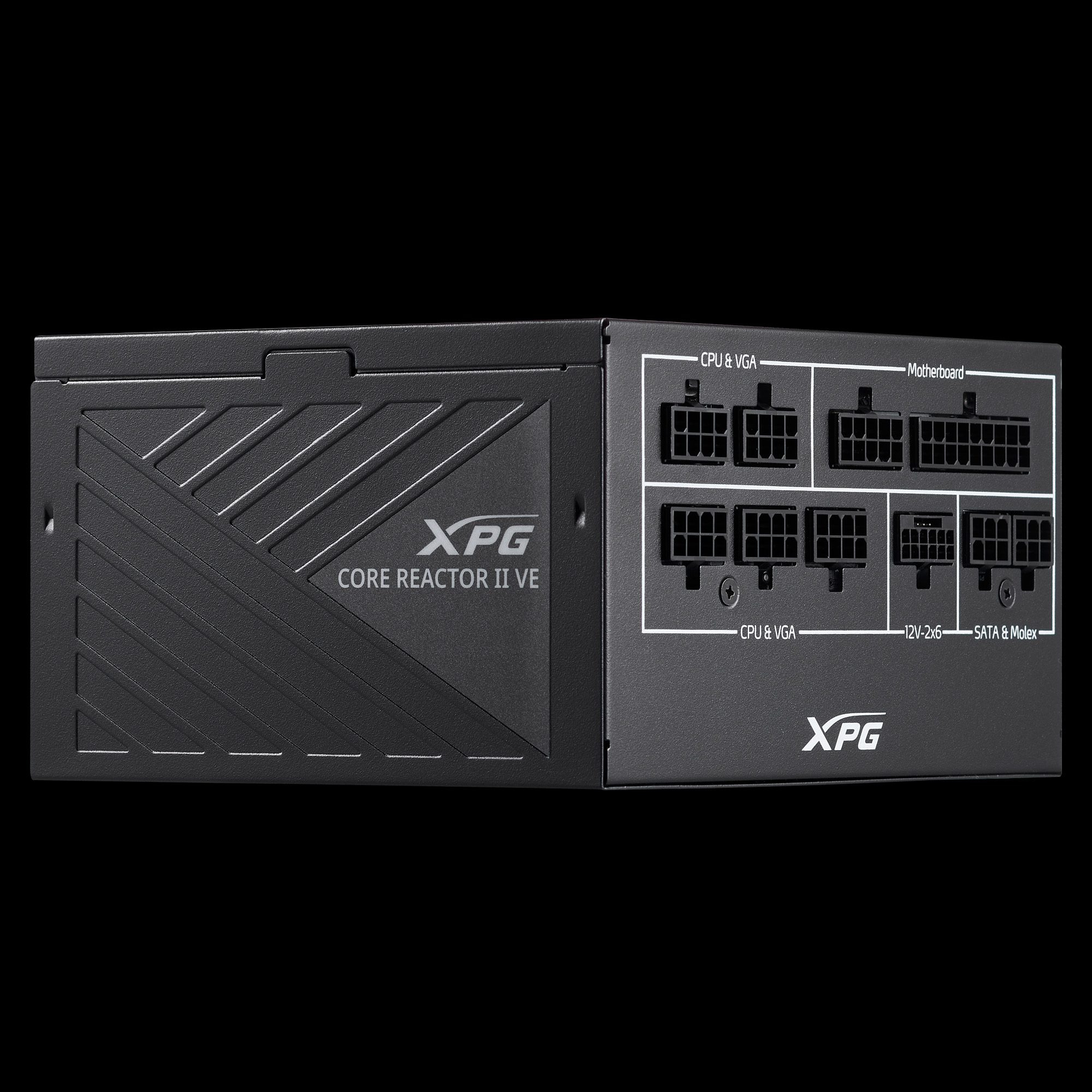 

Блок питания 650 Вт ATX XPG CORE REACTOR II VE, 120 мм, 80 Plus Gold, Retail (COREREACTORIIVE650G-BKCEU), CORE REACTOR II VE