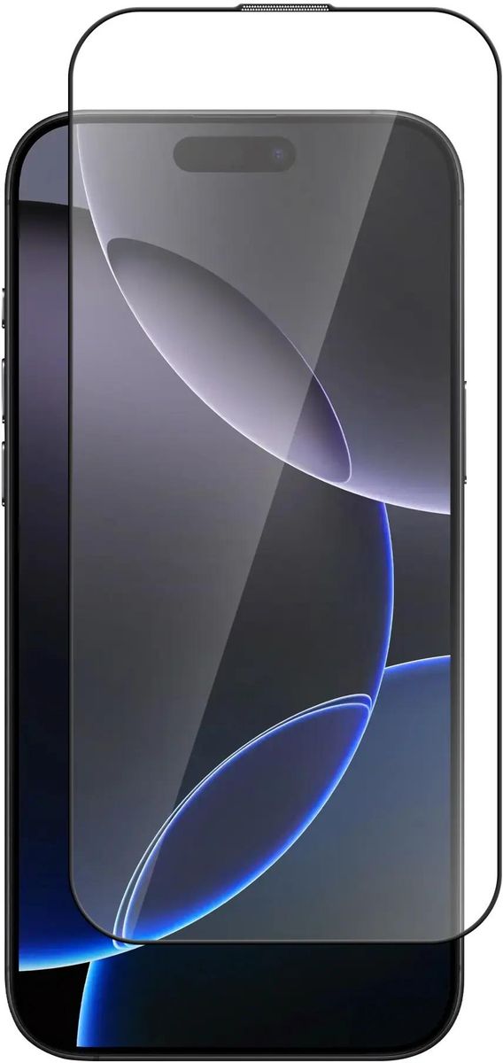 

Защитное стекло BoraSCO для экрана смартфона Apple iPhone 16 Pro Max, Full Screen/Full Glue, поверхность матовая, черная рамка, 2.5D (73683)