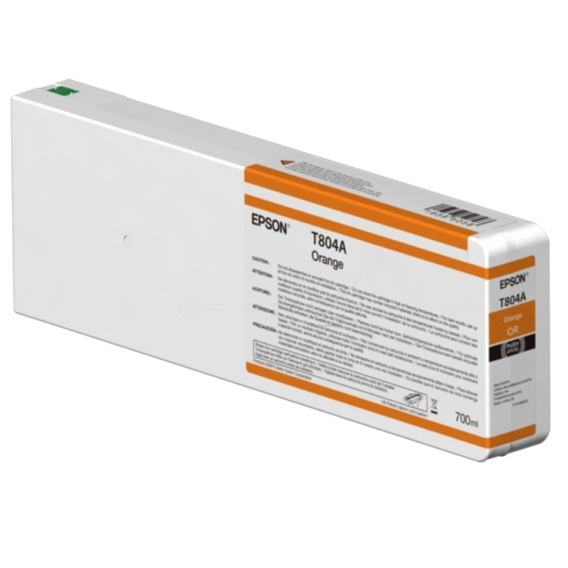 

Картридж струйный Epson T804A (C13T804A00), оранжевый, оригинальный, объем 700мл, для Epson SureColor SC-P7000 Spectro / SC-P7000 Spectro / SC-P7000V / SC-P9000 / SC-P9000 Spectro / SC-P9000V / SC-P9000V Spectro, T804A