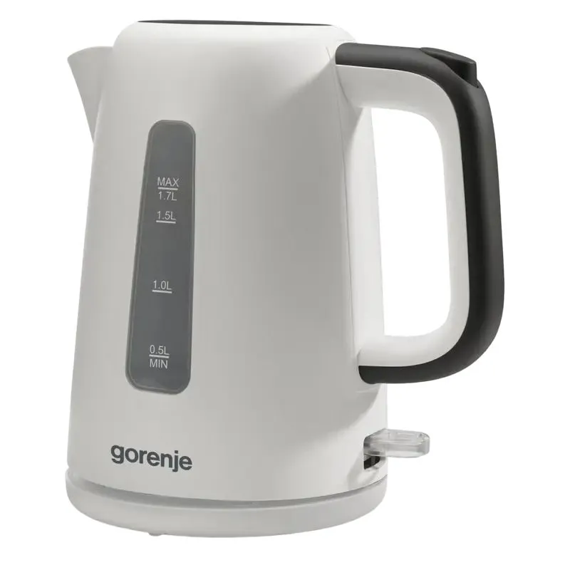 

Чайник электрический Gorenje K17XG 1.7л. 2.2 кВт, пластик, белый (K17XG), K17XG