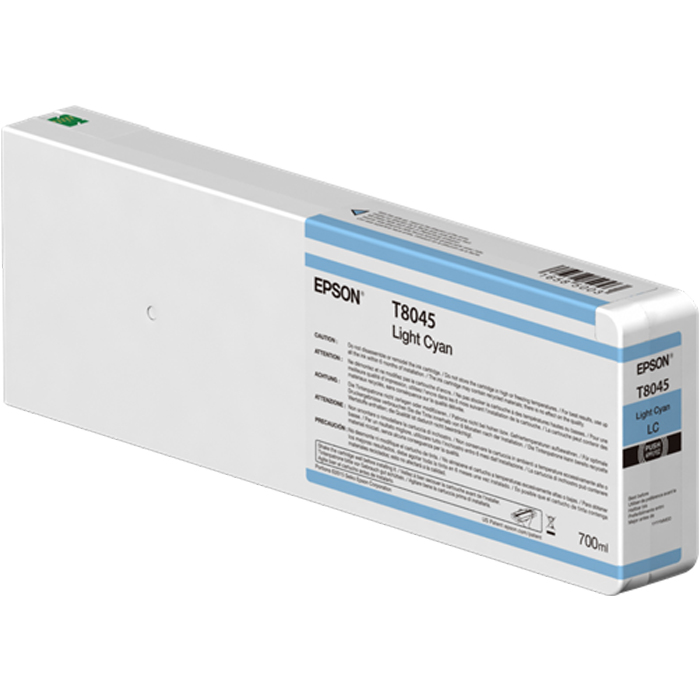 

Картридж струйный Epson T8045 (C13T804500), светло-голубой, оригинальный, объем 700мл, для Epson SureColor SC-P6000 / SC-P6000 Spectro / SC-P7000 Spectro / SC-P7000 Spectro / SC-P7000V / SC-P8000 / SC-P8000 Spectro / SC-P9000 / SC-P9000 Spectro / SC-P9000