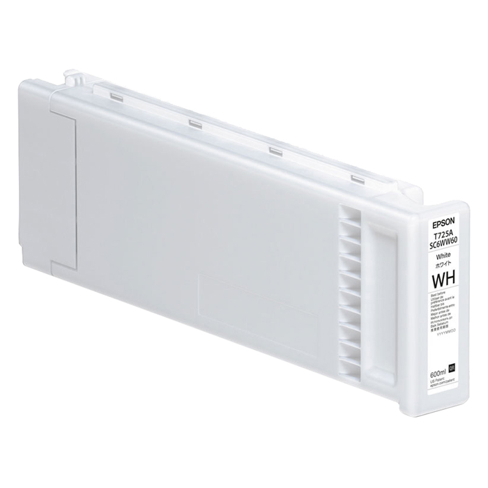 

Картридж струйный Epson T725A (C13T725A00), белый, оригинальный, объем 600мл, для Epson SureColor SC-F2000 (5 цветов), T725A