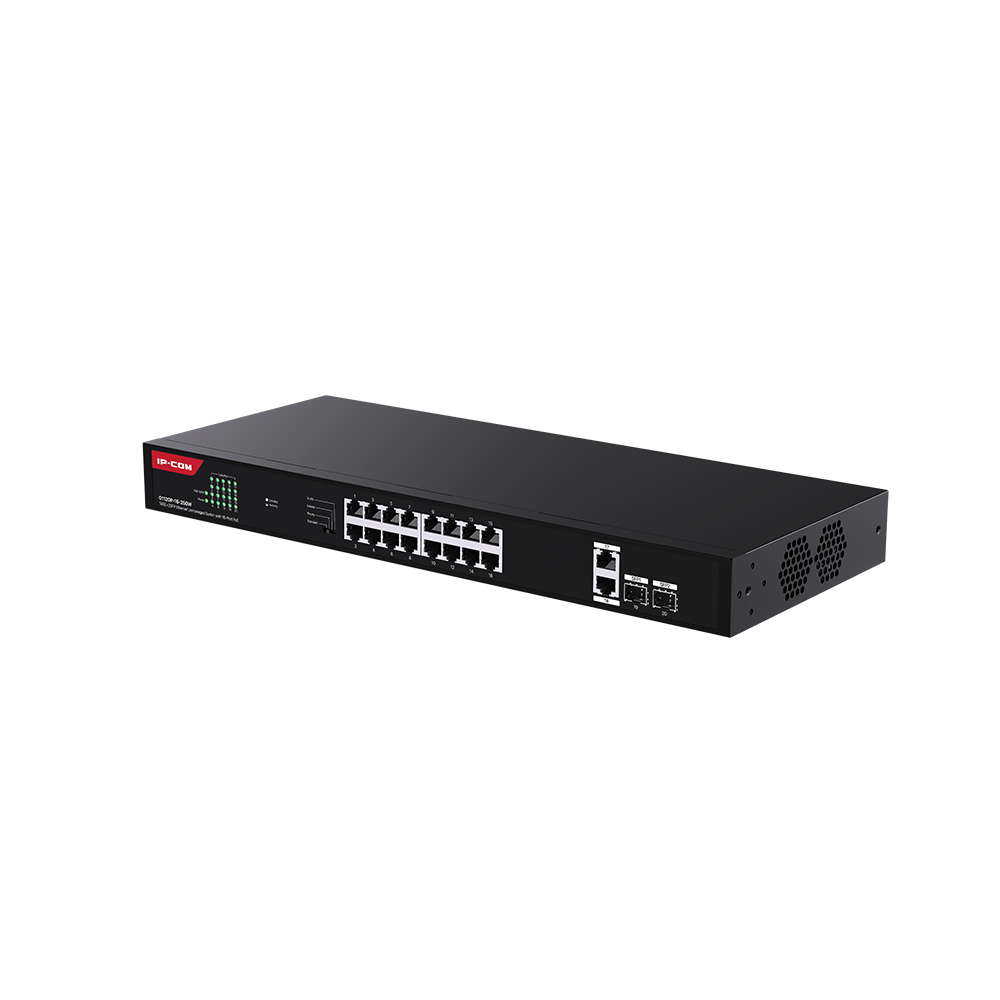 

Коммутатор IP-Com G1120P-16-250W, кол-во портов: 16x1 Гбит/с SFP 2x1 Гбит/с, кол-во SFP/uplink: RJ-45 2x1 Гбит/с, установка в стойку, PoE: 16x30 Вт (макс. 230 Вт) (G1120P-16-250W), G1120P-16-250W