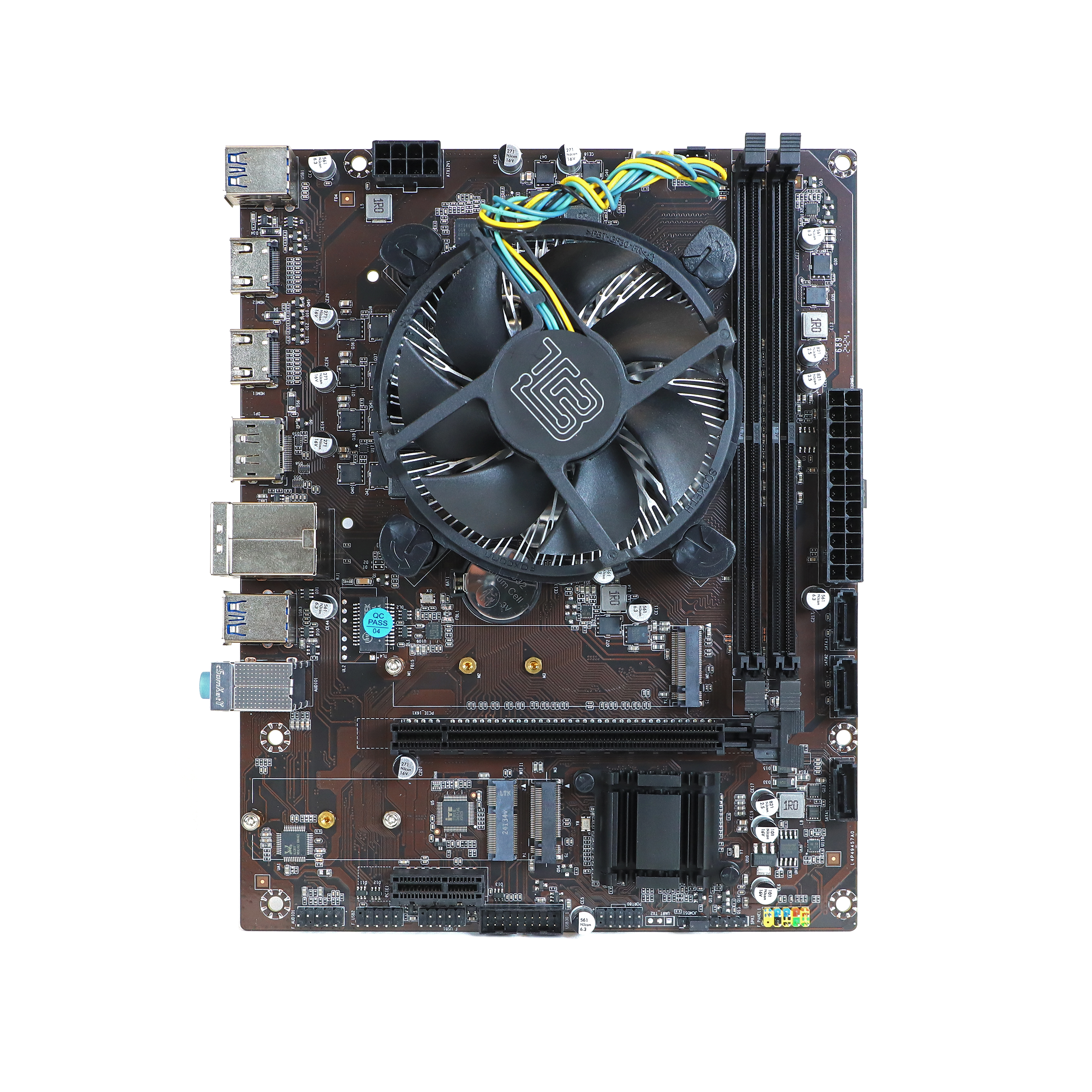 Материнская плата с процессором и кулером BaseTech H510M-K, Socket1200, Intel H510, mATX