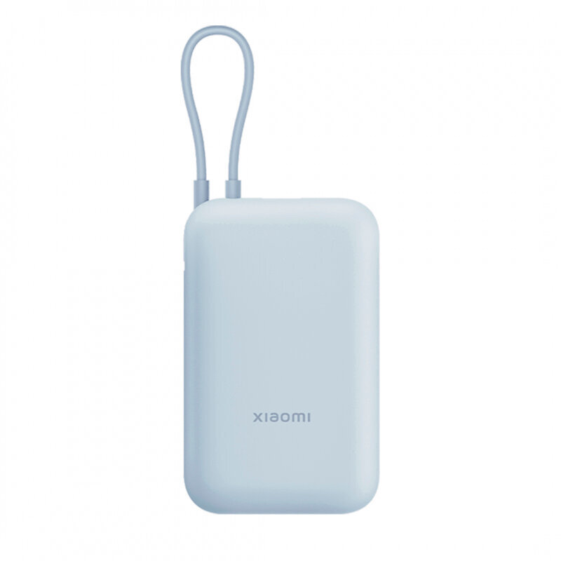 

Портативный аккумулятор (Powerbank) Xiaomi Power Bank With Cable, 10000 мА·ч, 1xUSB, 3А, Type-C, QC, синий (BHR9073GL), Power Bank With Cable