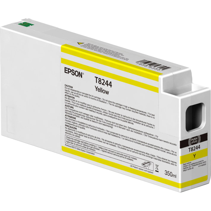 

Картридж струйный Epson T8244 (C13T824400), желтый, оригинальный, объем 350мл, для Epson SureColor SC-P6000 / SC-P6000 Spectro / SC-P7000 / SC-P7000 Spectro / SC-P7000V / SC-P7000V Spectro / SC-P8000 / SC-P8000 Spectro / SC-P9000 / SC-P9000 Spectro / SC-P