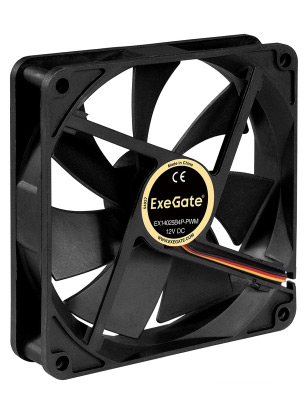 

Вентилятор ExeGate ExtraSilent ES14025S3P, 140 мм, 1100rpm, 23 дБ, 3-pin, 1шт, черный (EX297057RUS), ES14025S3P