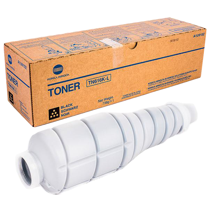 

Картридж лазерный Konica Minolta TN616K-L/A1U9152, черный, 1шт., 37350 страниц, оригинальный, для Konica-Minolta Bizhub Pro C6000L, TN616K-L