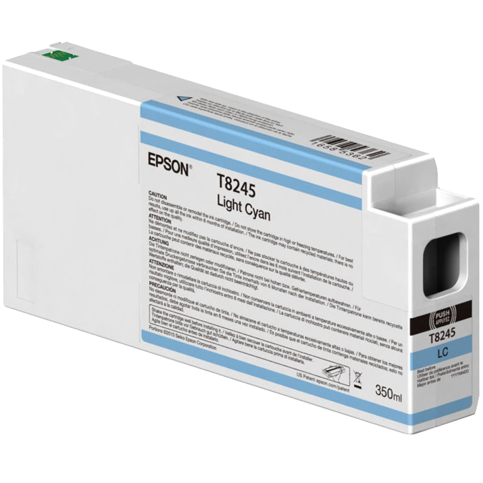 

Картридж струйный Epson T8245 (C13T824500), светло-голубой, оригинальный, объем 350 мл для Epson Epson SureColor SC-P6000 / SC-P7000 / SC-P7000 Spectro / SC-P7000V / SC-P7000V Spectro / SC-P8000 / SC-P8000 Spectro / SC-P9000 / SC-P9000 Spectro / SC-P9000V
