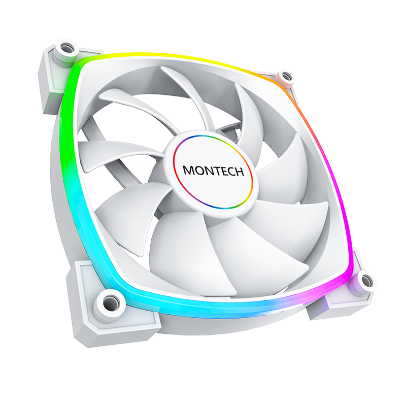 Вентилятор MONTECH AX140 ARGB, 140 мм, 1шт (AX140 PWM WHITE)