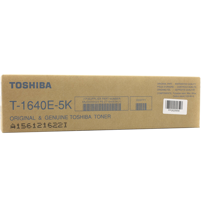 

Картридж лазерный Toshiba T-1640E-5K, черный, 1шт., 5000 страниц, оригинальный, для Toshiba e-STUDIO 163 / 165 / 166 / 203 / 205, T-1640E-5K