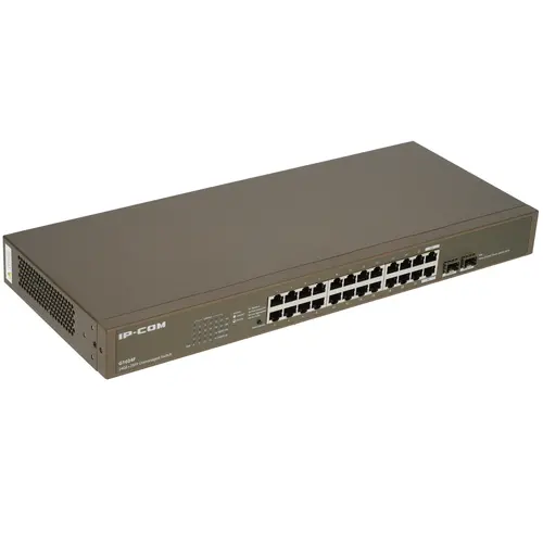 

Коммутатор IP-Com G1024F, кол-во портов: 24x1 Гбит/с, кол-во SFP/uplink: combo RJ-45/SFP 2x1 Гбит/с, установка в стойку (G1024F), TEG1024F