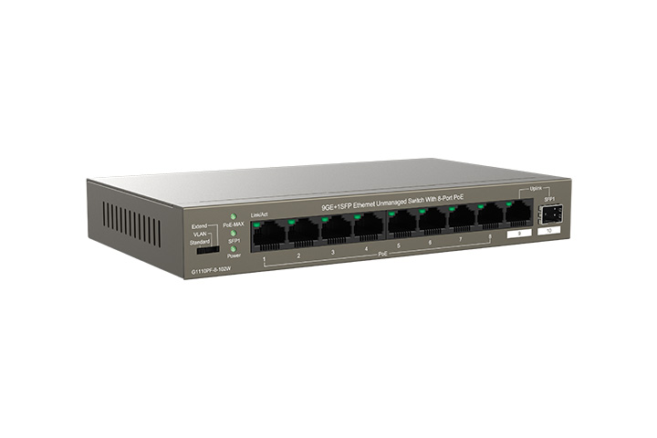 

Коммутатор IP-Com G1110PF-8-102W, кол-во портов: 8x1 Гбит/с, кол-во SFP/uplink: combo RJ-45/SFP 2x1 Гбит/с, PoE: 8x30 Вт (макс. 92 Вт) (G1110PF-8-102W), TEG1110PF-8-102W