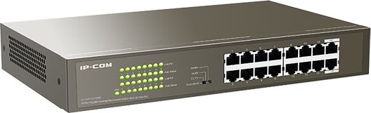 

Коммутатор IP-Com G1116P-16-150W, кол-во портов: 16x1 Гбит/с, установка в стойку, PoE: 16x30 Вт (макс. 135 Вт) (G1116P-16-150W), TEG1116P-16-150W