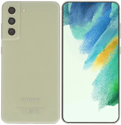 

Смартфон Samsung Galaxy S21 FE, 6.4" 2340x1080 Dynamic AMOLED 2X, Qualcomm Snapdragon 888, 8Gb RAM, 128Gb, 3G/4G/5G, NFC, Wi-Fi, BT, 3xCam, 2-Sim, 4500 мА⋅ч, USB Type-C, Android 12, зеленый (SM-G990B2/DS), Galaxy S21 FE