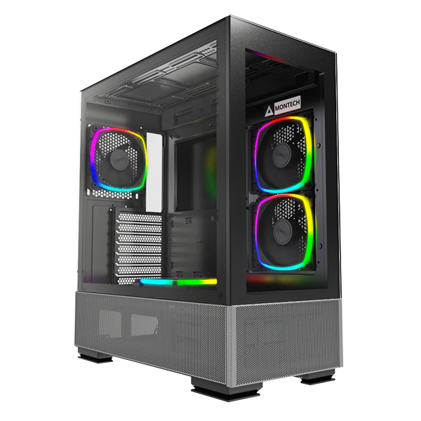 Корпус MONTECH SKY TWO, Full-Tower, без БП, черный