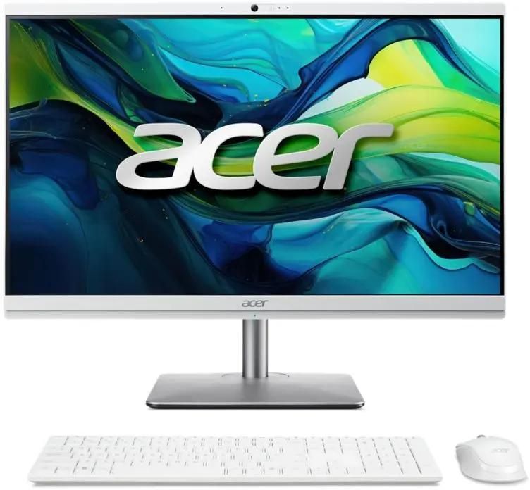 

Моноблок Acer Aspire C24-195ES 23.8" 1920x1080, Intel Core Ultra 5 125U 1.3 ГГц, 16Gb RAM, 512Gb SSD, Intel Graphics, WiFi, BT, Cam, W11, серебристый, клавиатура, мышь (DQ.BM4CD.005), C24-195ES