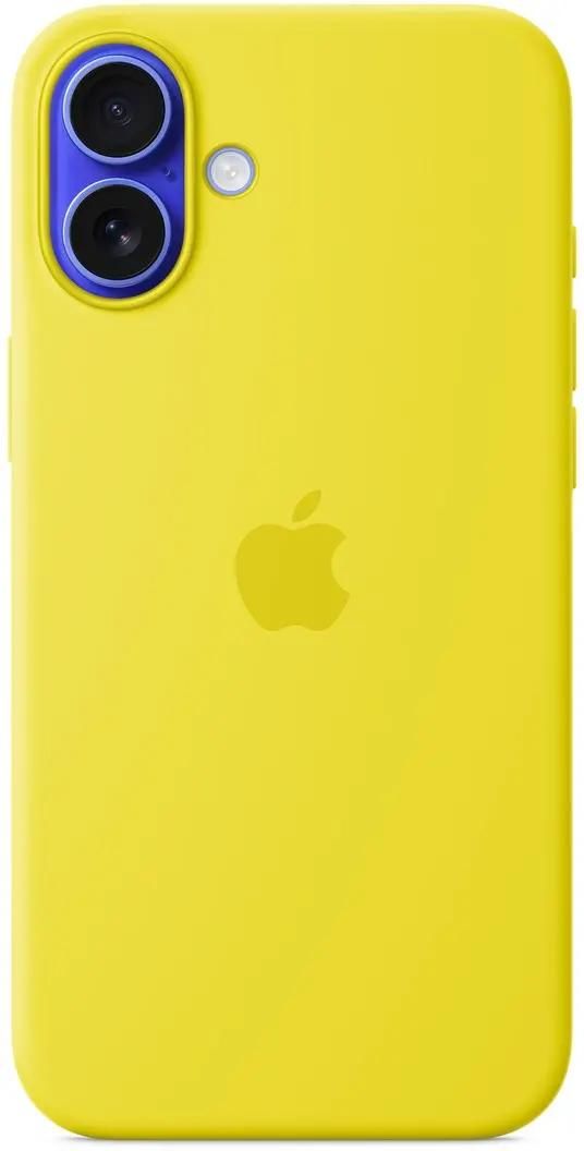 Чехол-накладка Apple Silicone Case with MagSafe для смартфона Apple iPhone 16 Plus, желтый