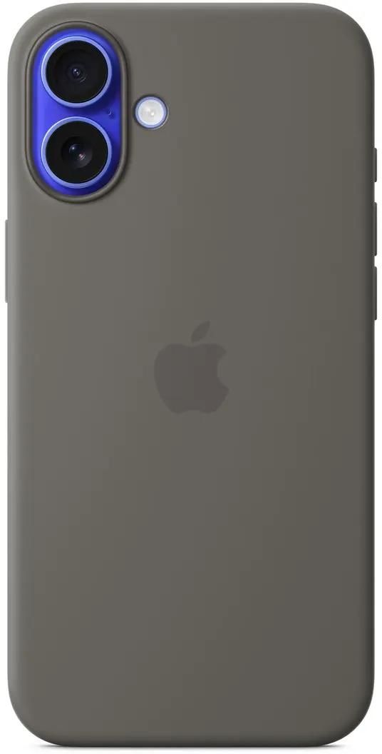 

Чехол-накладка Apple Silicone Case with MagSafe для смартфона Apple iPhone 16 Plus, силикон, серый (MYYC3ZM/A)