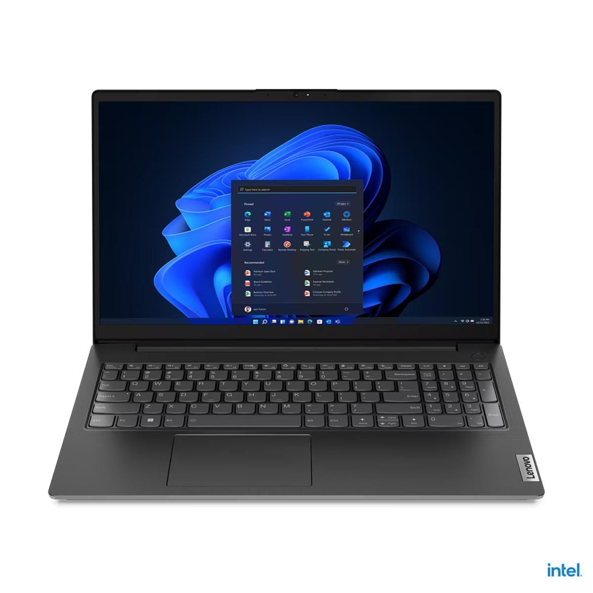 Ноутбук 15.6" Lenovo V15 AMN G4, черный (82YU00VDRU)