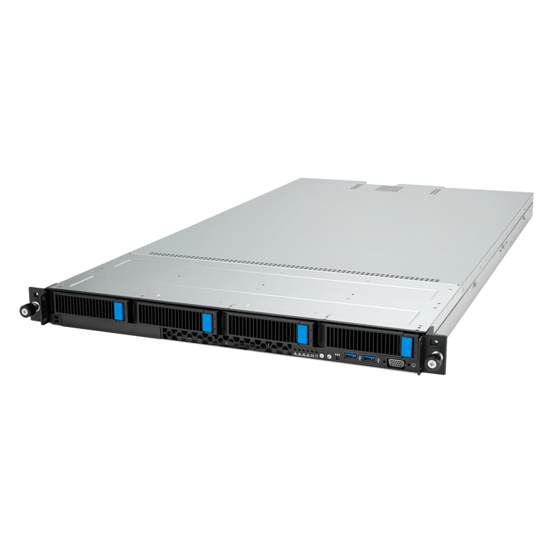 Серверная платформа ASUS RS500A-E12-RS4U, 1xSocket SP5, 24xDDR5, 4x2.5/3.5 HDD HS, Redundant 2x1600 Вт 1U (90SF02J1-M000N0)