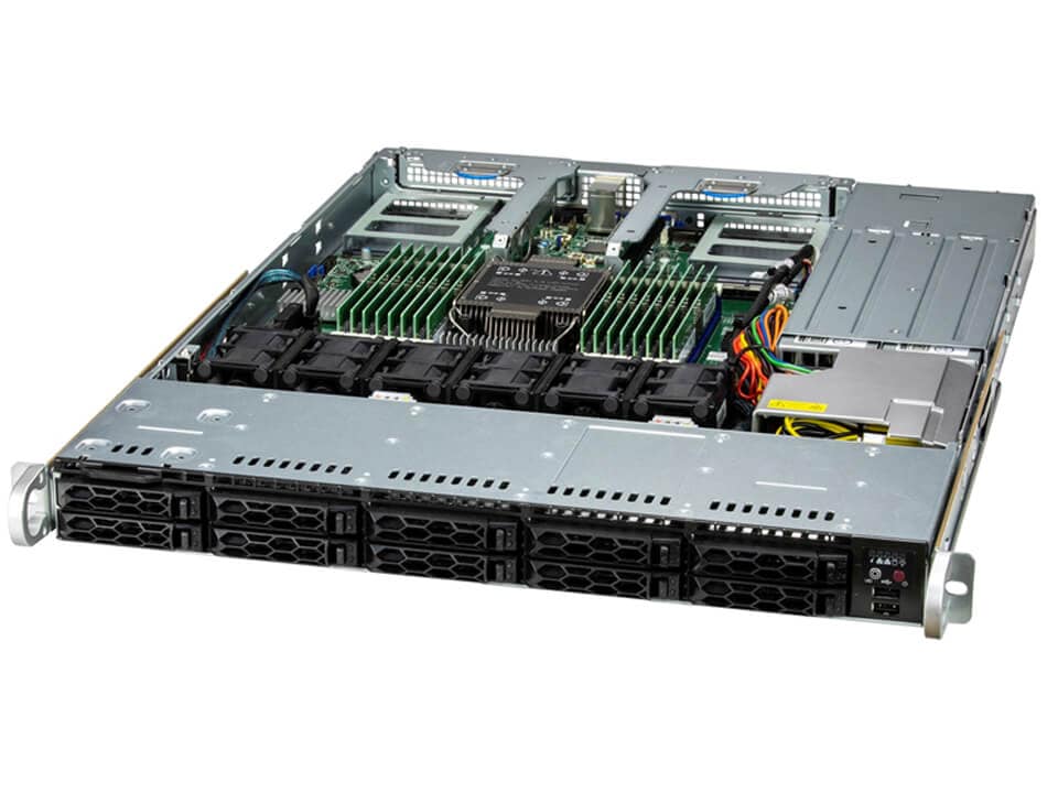 

Серверная платформа SuperMicro 111C-NR, 1xSocket4677, 16xDDR5, 10x2.5 HDD HS, 2xM.2-PCI-E, 2xGLAN, IPMI, Redundant 2x860 Вт, 1U (SYS-111C-NR), 111C-NR