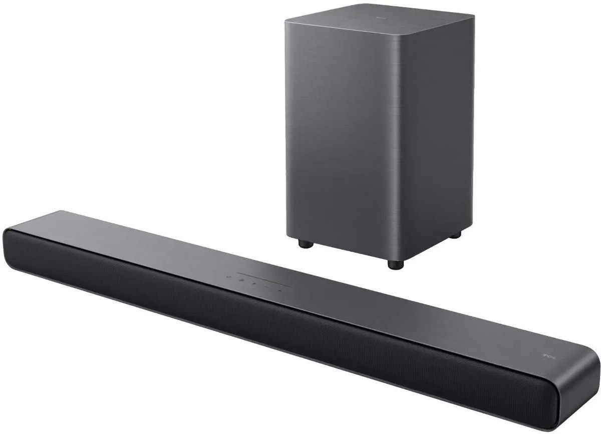 Саундбар 2.1 TCL S55H, 220 Вт, USB, Bluetooth, серый (S55H)