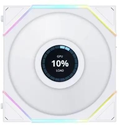 

Вентилятор Lian Li UNI Fan TL 120 LCD Reverse ARGB, 120 мм, 1900rpm, 31 дБ, 7-pin, 1шт, белый, ARGB подсветка (G99.12RTLLCD1W.00), TL 120 LCD Reverse ARGB