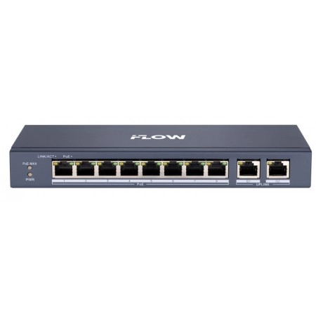 

Коммутатор iFlow F-SW-EU410POE-V/L, кол-во портов: 8x100 Мбит/с, кол-во SFP/uplink: RJ-45 2x1 Гбит/с, PoE: 8x30 Вт (макс. 60 Вт) (301803326), F-SW-EU410POE-V/L