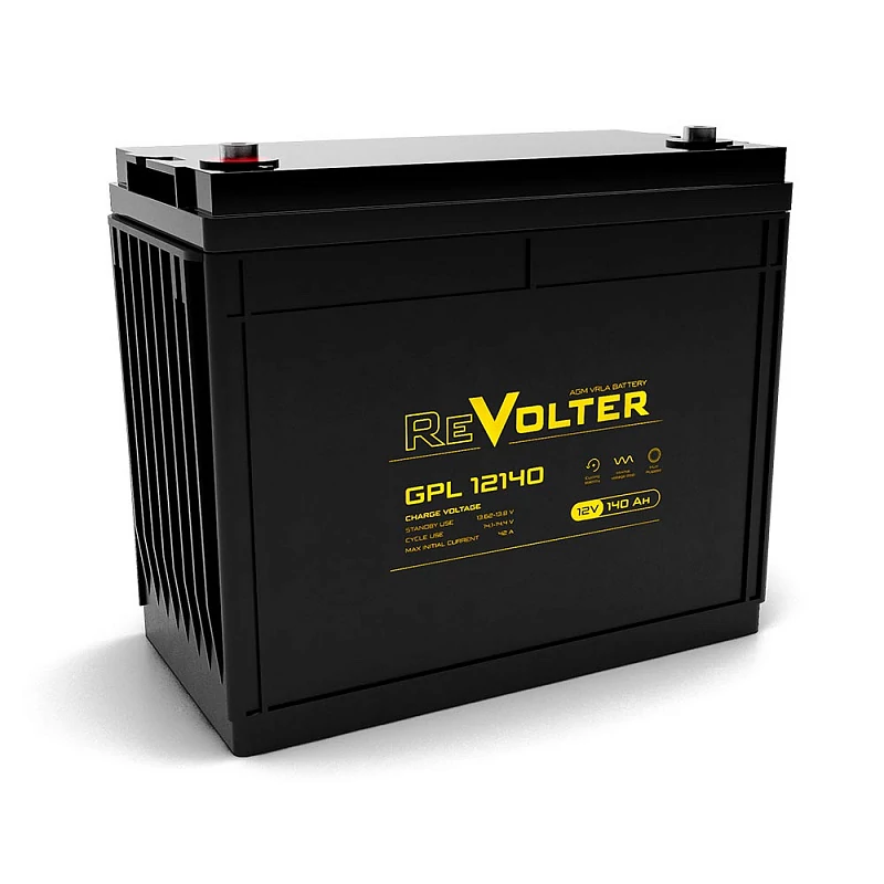 Аккумуляторная батарея для ИБП ReVolter GPL 12140, 12V, 140Ah