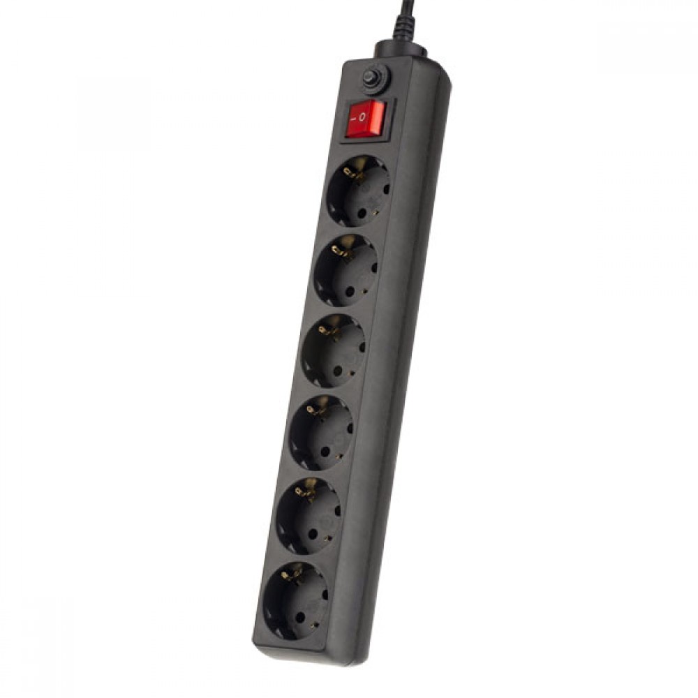 

Сетевой фильтр Perfeo POWER+, 6-розеток, 5 м, черный (PF_A4674), POWER+